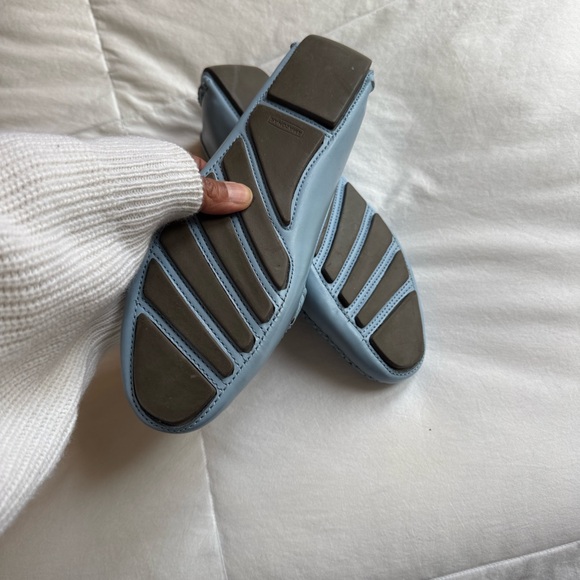 Patricia Green Sky Blue Leather Loafers - Picture 8 of 8